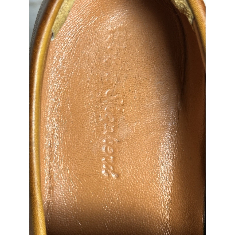 Wolf & Sheppard Boy's/Men's Leather Tan Preppy Loafer with Buckle Size (6) - Picture 10 of 16
